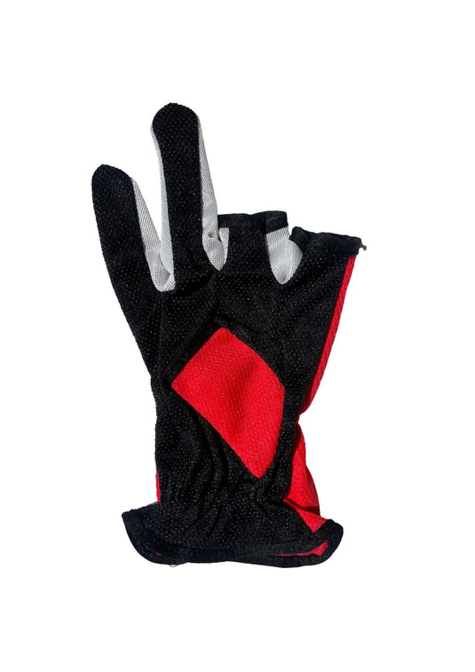 Sport- Quality Jigging Gloves Red