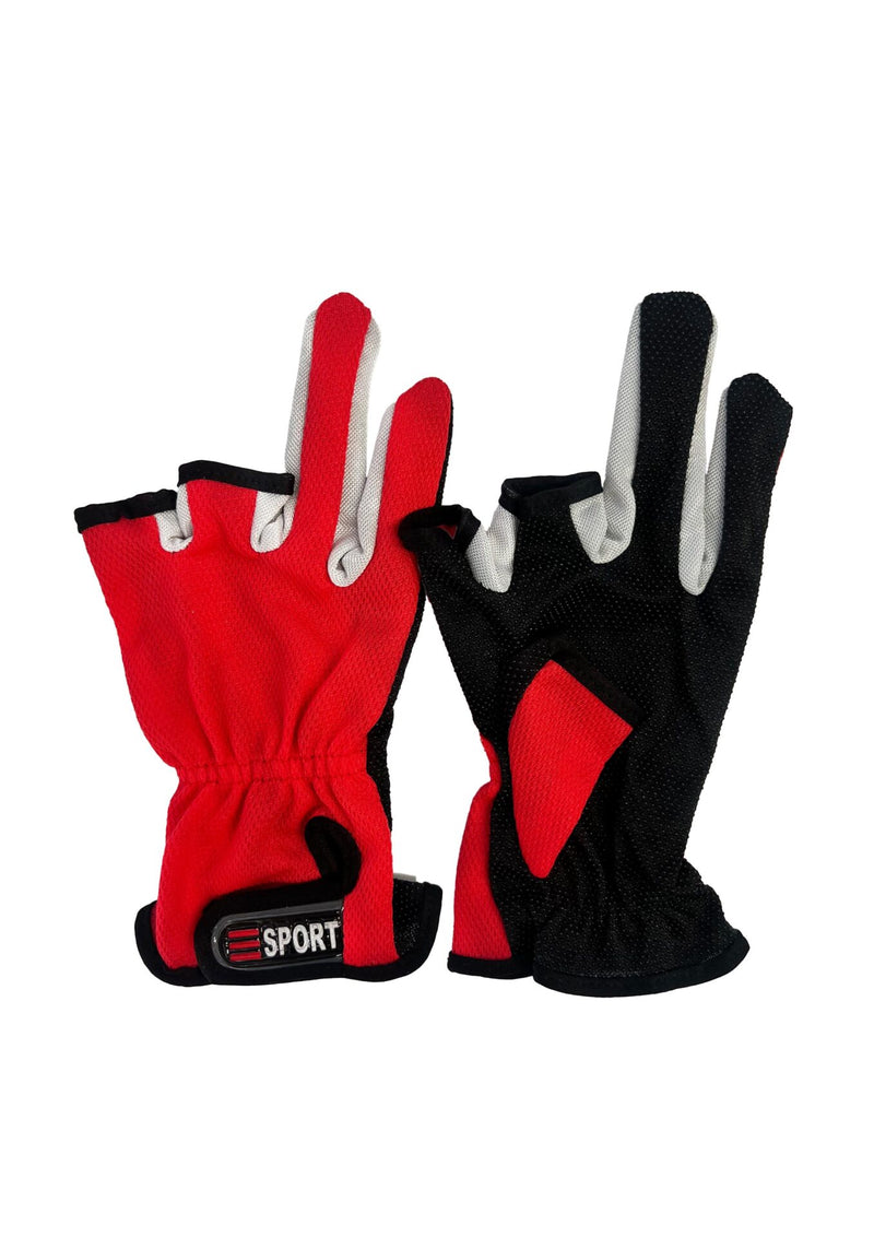 Load image into Gallery viewer, Sport- Quality Jigging Gloves Red
