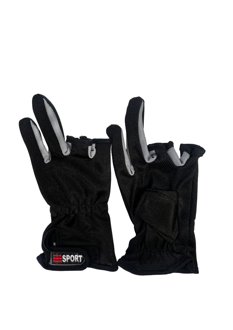 Load image into Gallery viewer, Sport- Quality Jigging Gloves Black
