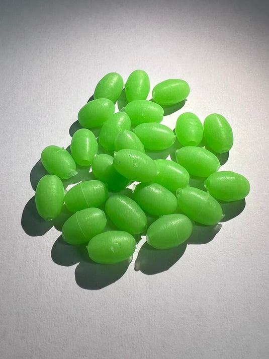 8mm x 12mm Lumo Soft Beads x 50. Ultra Glow