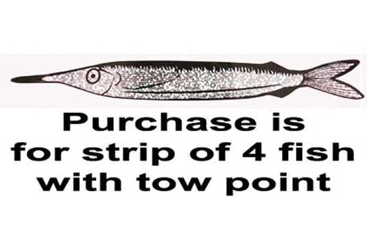 4 Fish Holographic Strip Teaser. Replacement Strip.