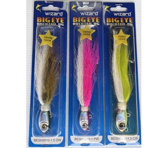 Bucktail Jig - 3 Pack Snapper, Mackerel Killer