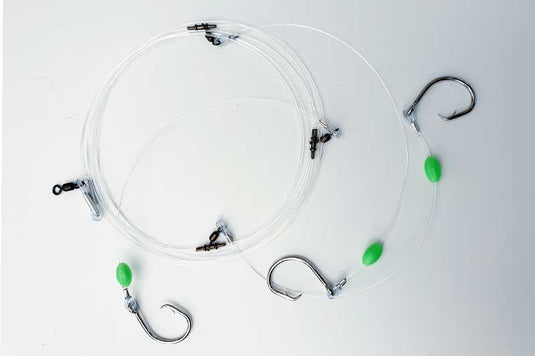 Bar Cod & Flame Snapper Rig - 3 hook. Australian Made