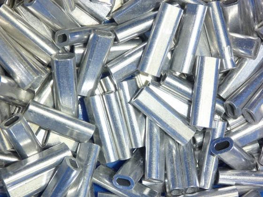 Alloy Long Fishing Crimps – 1.7mm. 50 Pack