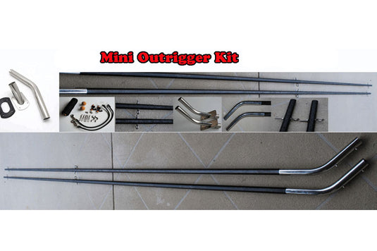 Outriggers. 3.5m 2pc. Includes Poles, Bases, Rigging
