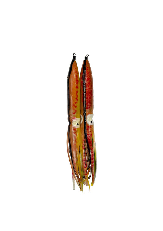 Ranger Skirt- 8 Inch Rigged Jig/Skirt Orange