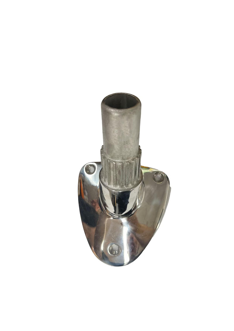Load image into Gallery viewer, Gunwale Mount Splined Outrigger Bases (Pair)- Stainless Steel
