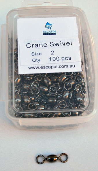 #2 Crane Swivels. 130lb x 100pcs