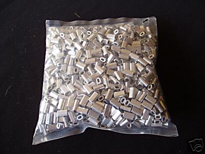 Alloy Fishing Crimps 0.8mm x 1000