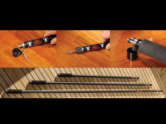 Tagpole - 9 foot telescopic Flexhead. includes 3 applicators