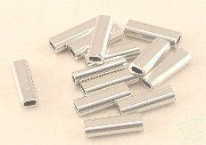Alloy Long Crimps - 2.6 mm x 50