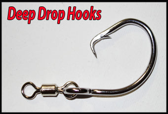 12/0 Stainless Dropline Circle Hooks 50 Pack