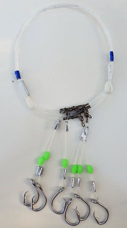 Snapper / Pearlie / Trumpeter Rig. 6 x 8/0 circle hooks.