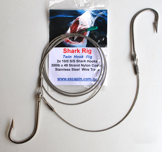 Shark Rig. Twin 10/0 Hooks