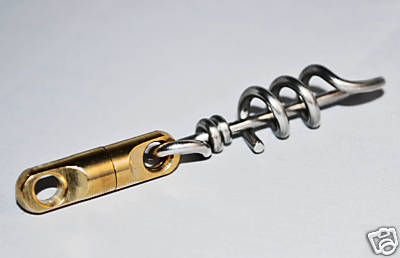 350lb PIGTAIL Swivel  5mm Heavy Duty Stainless Steel