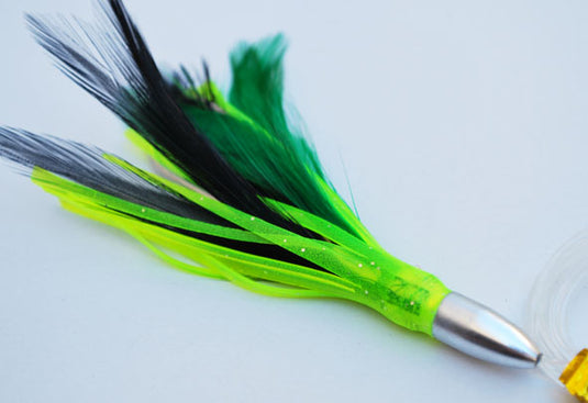 Rigged Mini Feather. Tuna, Tailor, Mackeral