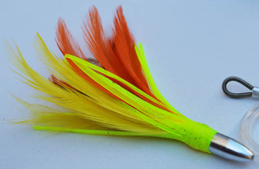 Rigged Mini Feather. Tuna, Tailor, Mackeral