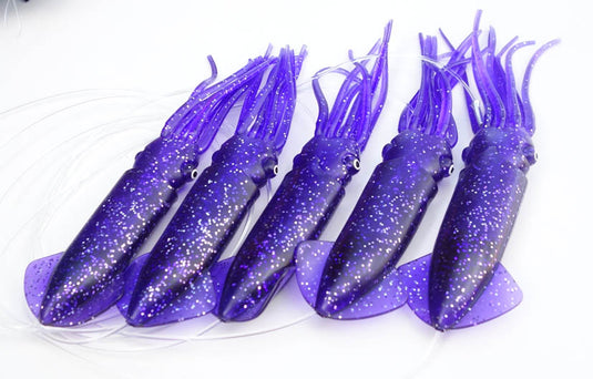Purple Squid Daisy Chain. 5 x 9