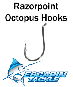 1/0 RazorPoint Octopus Hooks.Bulk box 100pcs