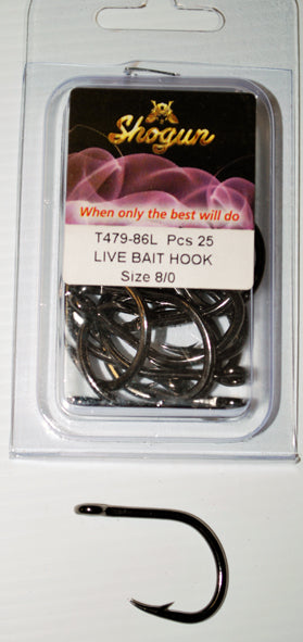Shogun 8/0 Live Bait Hook