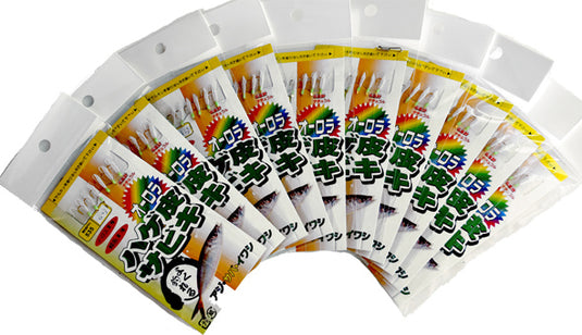 10 Packs Sabiki Jap Bait Jigs Horse Yakkas, Big Slimies 