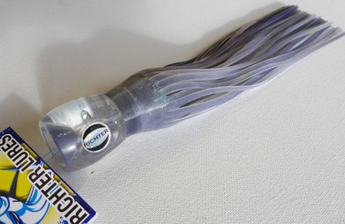 Richter 10" Soft Oscar. UV BLACK  Deadly Marlin Lure