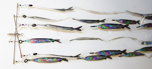 Value Strip Teaser. Stainless Dredge Bar & 24 Ballyhoo. Deadly