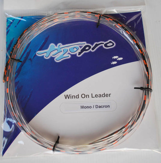 5 x 80lb H2oPro Wind-On Leader. 23 feet. Hand Made.