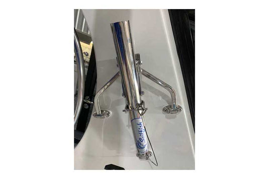 Wishbone Outrigger Bases. Stainless. Suit 40mm Poles